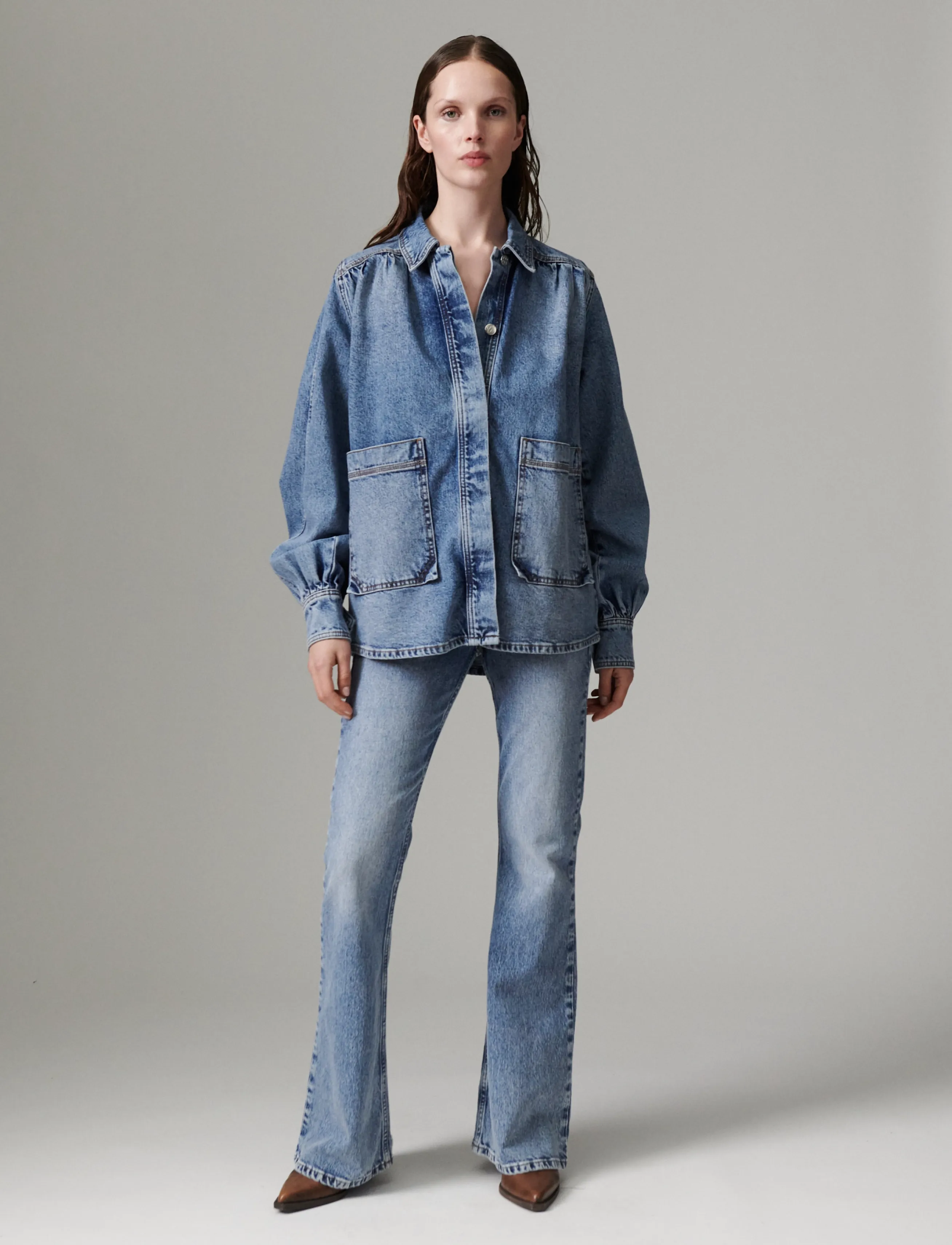 Day Birger et Mikkelsen - DAYAdama - Comfort Denim - schlaghosen - light blue - 3