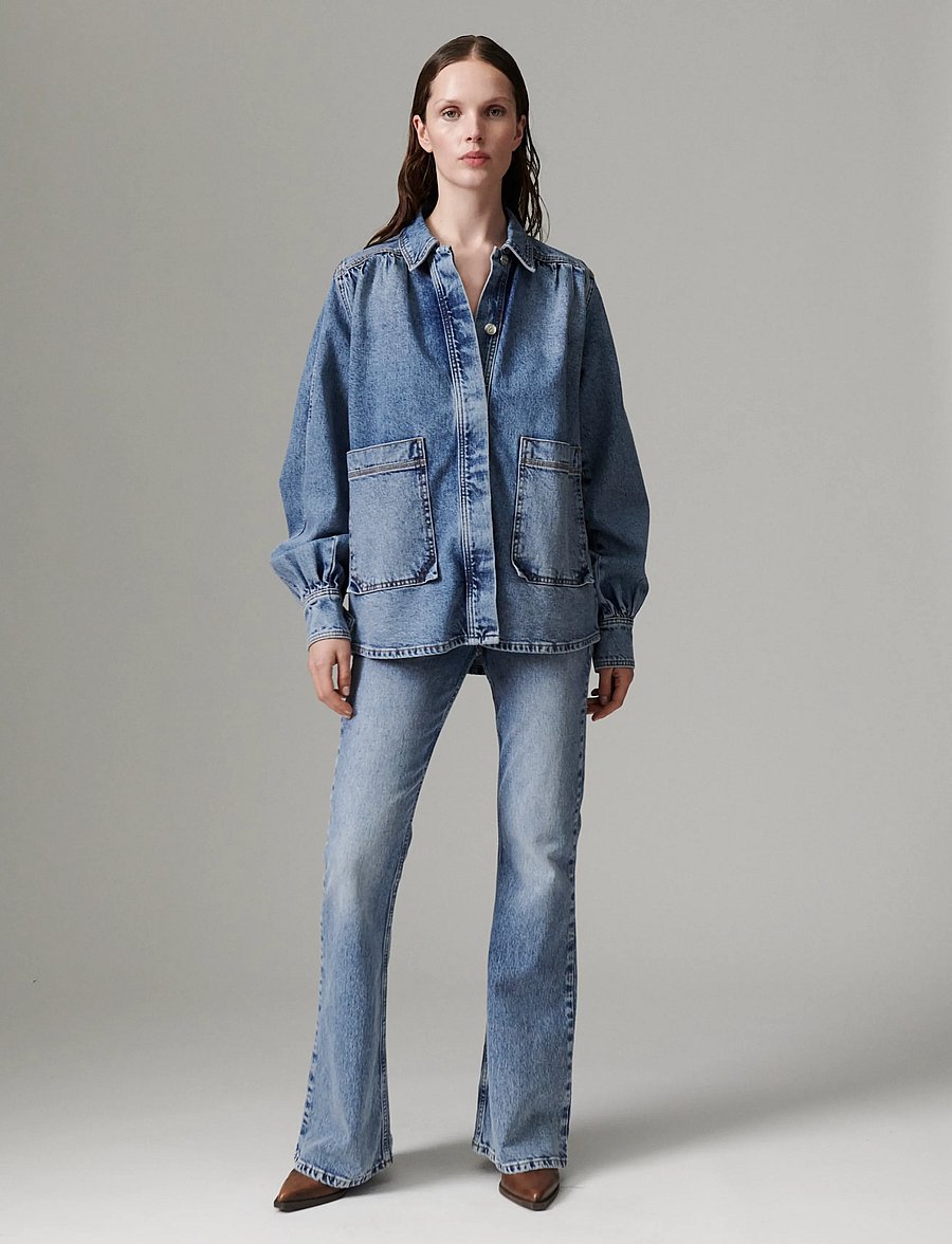 Day Birger et Mikkelsen - DAYAdama - Comfort Denim - schlaghosen - light blue - 3