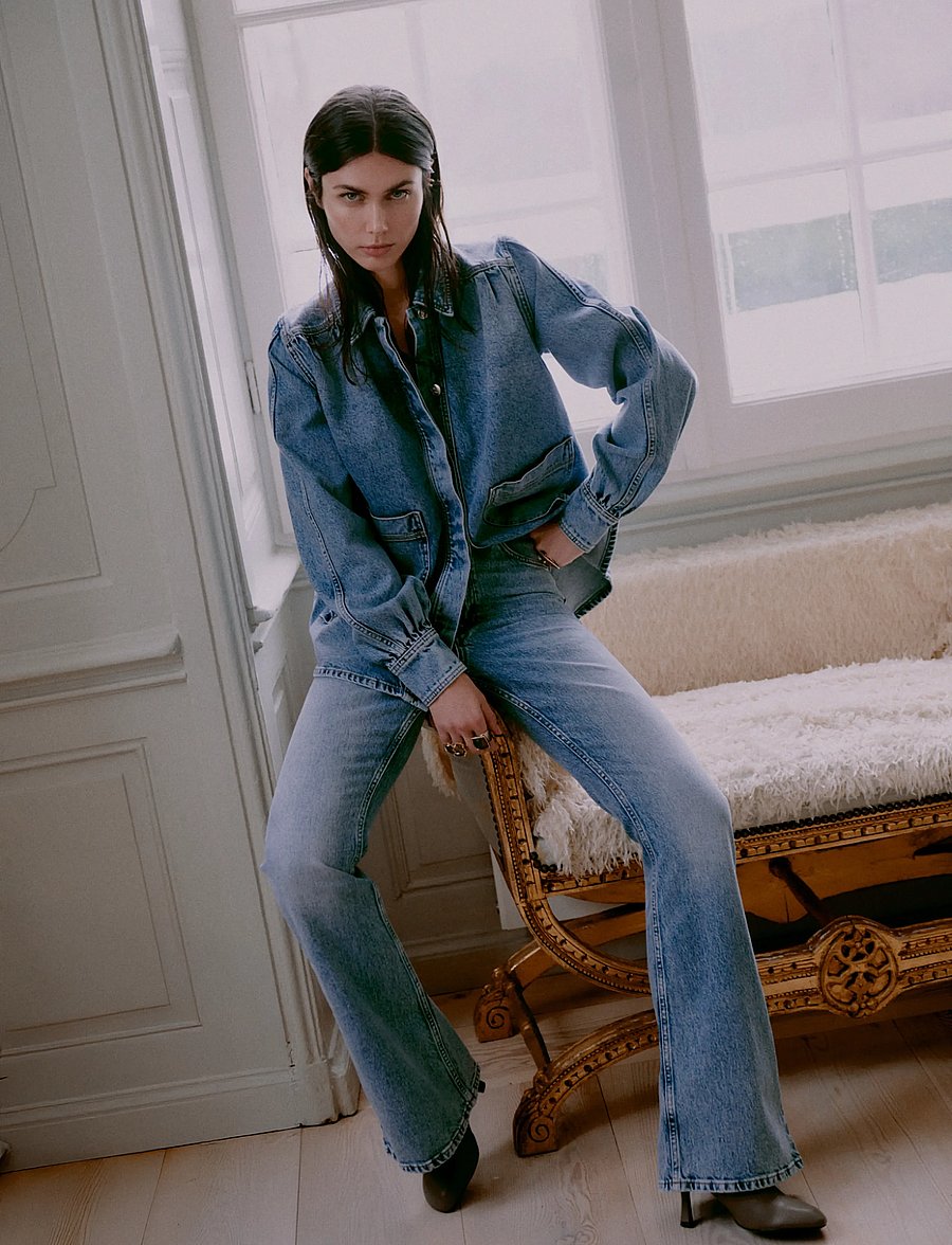 Day Birger et Mikkelsen - DAYAdama - Comfort Denim - schlaghosen - light blue - 0