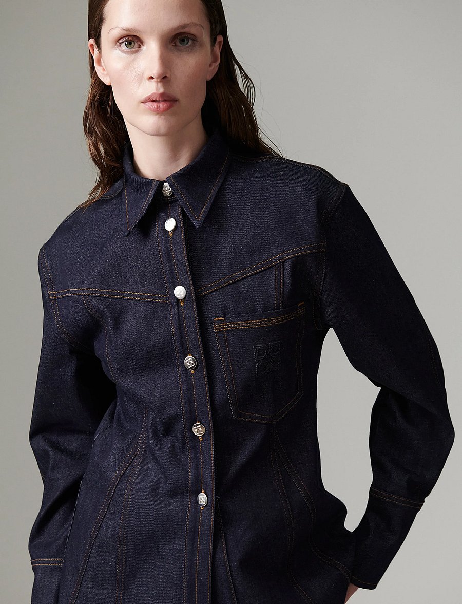 Day Birger et Mikkelsen - DAYJacky - Vibrant Blue Denim Stret - jeansjacken - vibrant blue - 0