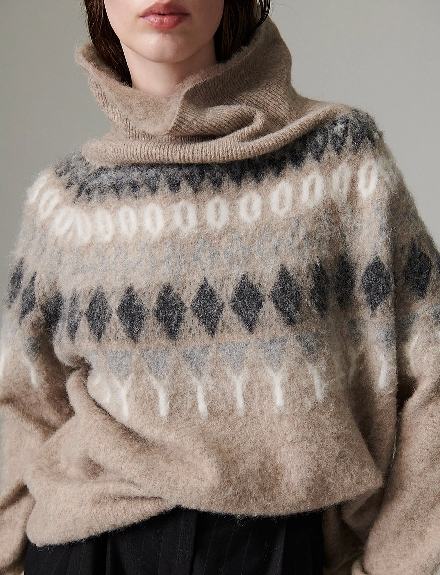 Day Birger et Mikkelsen - DAYReidar - Cozy Days - striktrøjer - hazel - 3