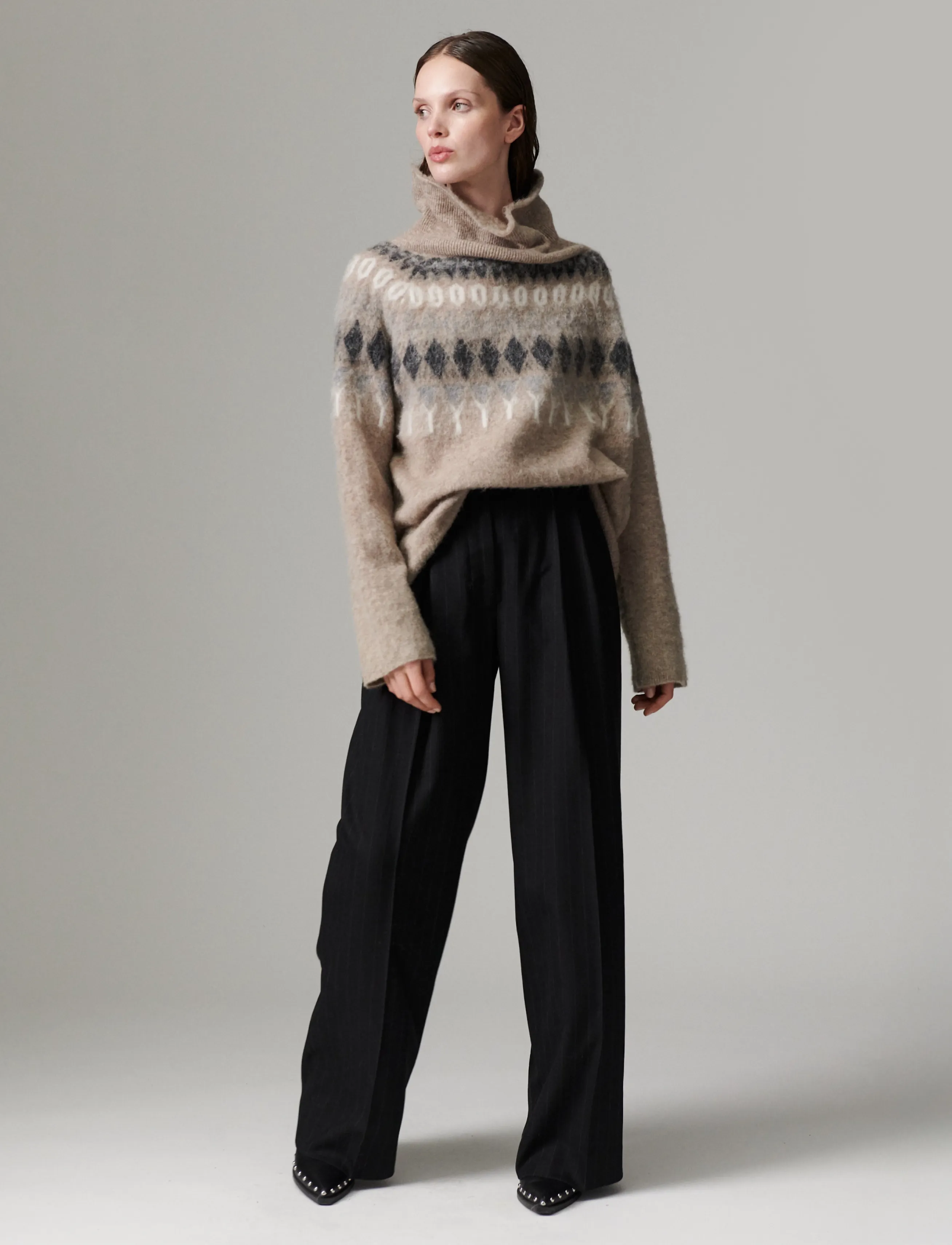 Day Birger et Mikkelsen - DAYReidar - Cozy Days - striktrøjer - hazel - 4