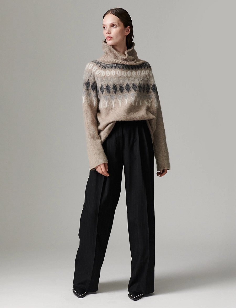 Day Birger et Mikkelsen - DAYReidar - Cozy Days - striktrøjer - hazel - 4