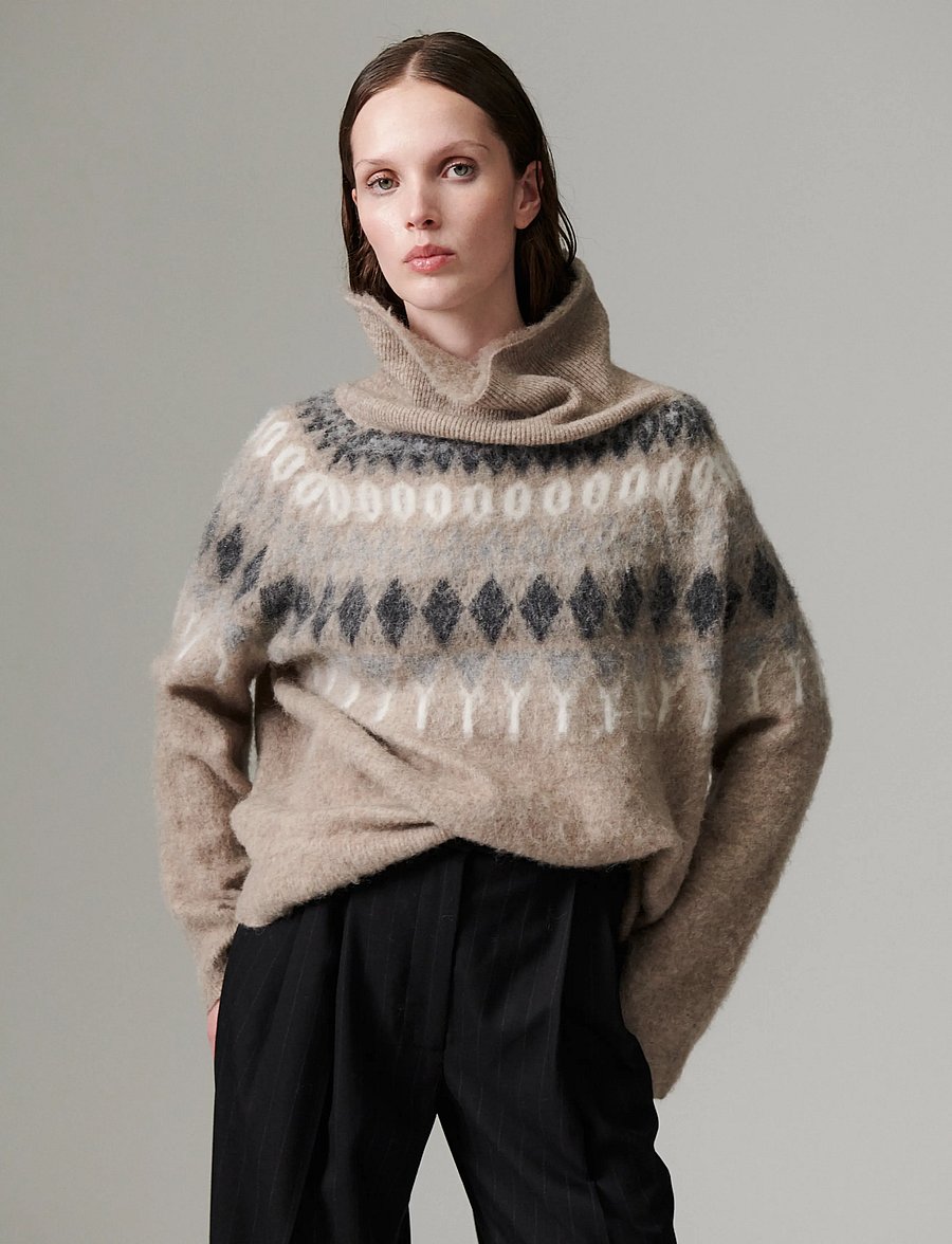 Day Birger et Mikkelsen - DAYReidar - Cozy Days - striktrøjer - hazel - 5