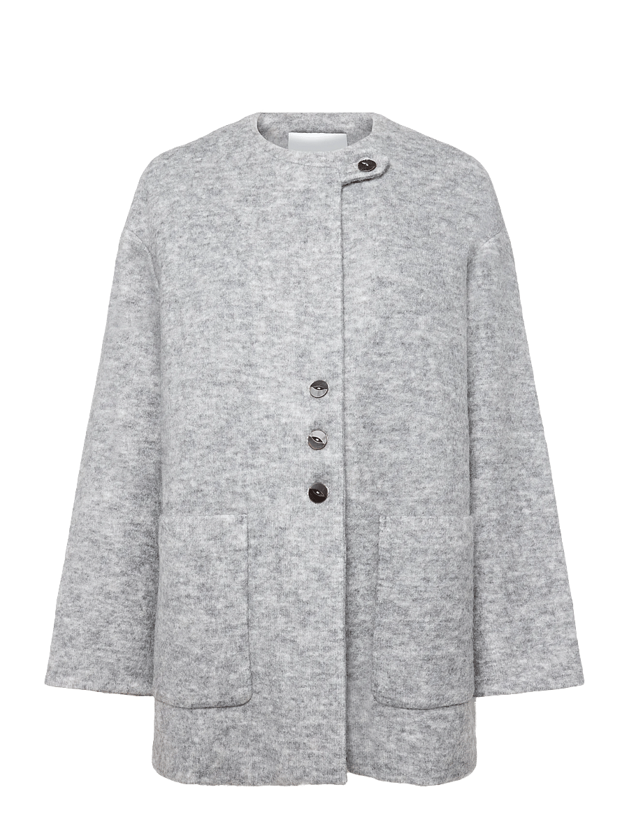 Day Birger et Mikkelsen - DAYMille - Mohair Wool - wolljacken - medium grey melange - 1