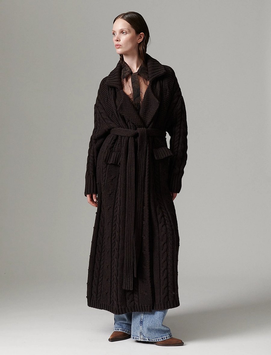 Day Birger et Mikkelsen - DAYCoatigan - Cabel - ganache - 4