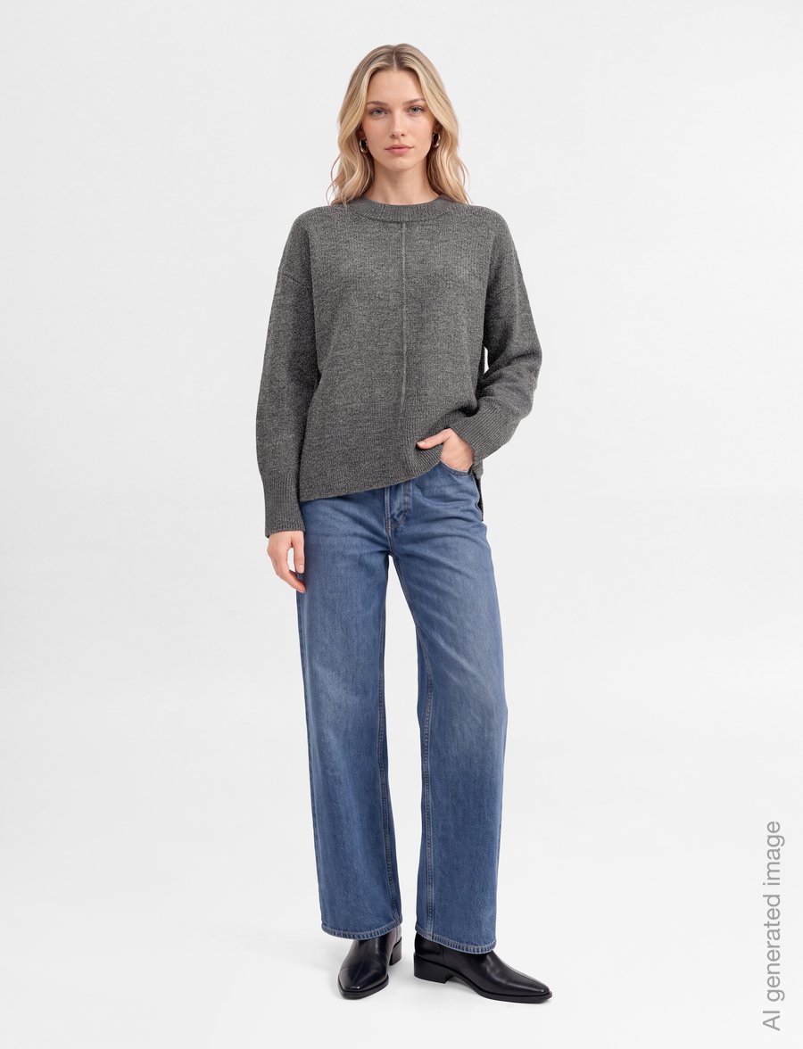 Day Birger et Mikkelsen - DAYSindi - Soft Lamb - pullover - dark grey melange - 0