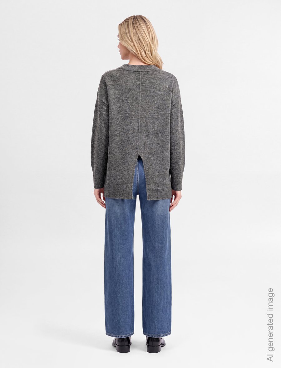 Day Birger et Mikkelsen - DAYSindi - Soft Lamb - pullover - dark grey melange - 4