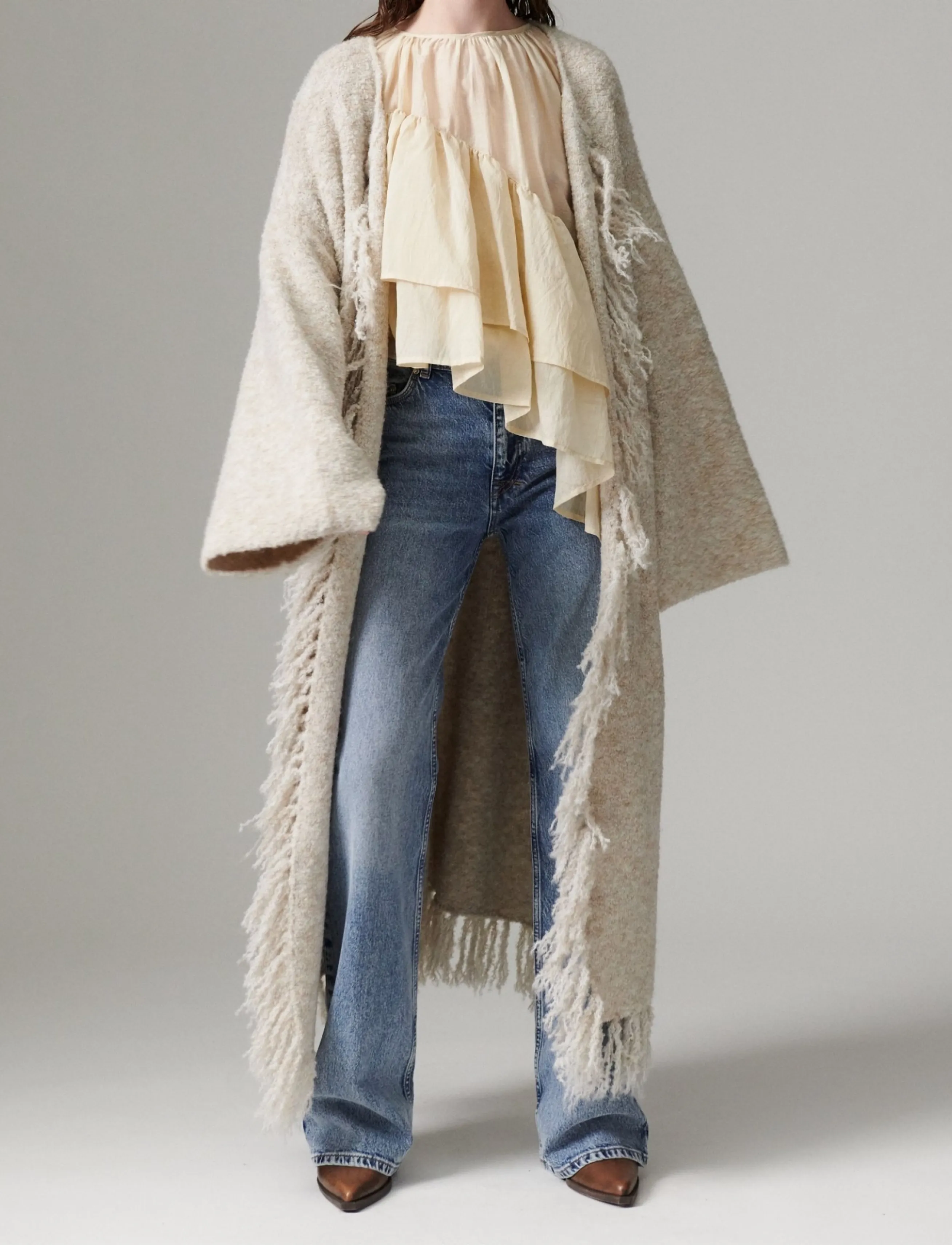 Day Birger et Mikkelsen - DAYElisha - Daily Boucle - koftor - beige melnage - 0