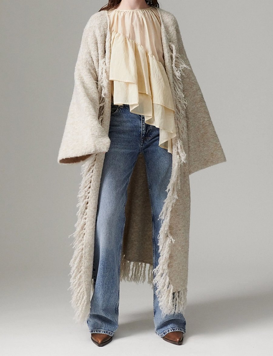Day Birger et Mikkelsen - DAYElisha - Daily Boucle - koftor - beige melnage - 0