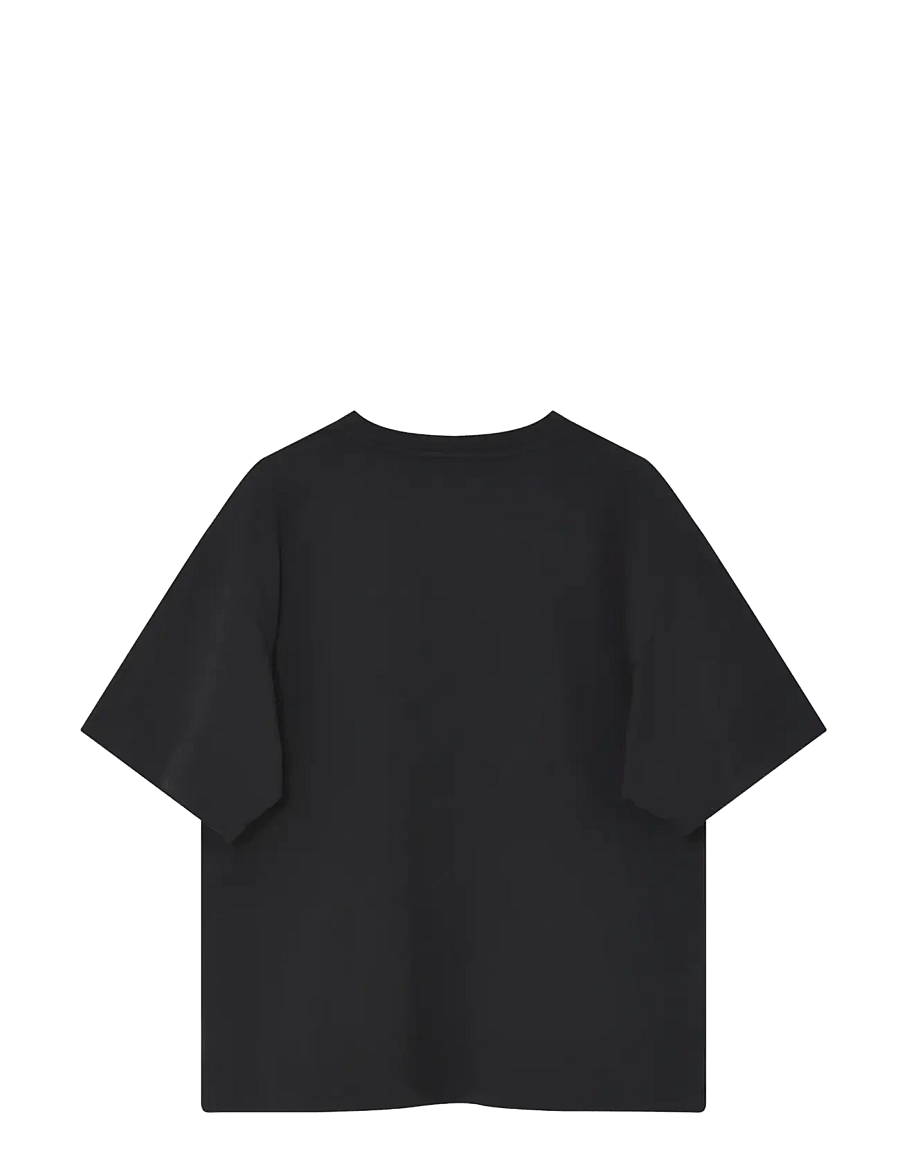 Day Birger et Mikkelsen - DAYDrewa Lace - Heavy Jersey - t-shirts - black - 1