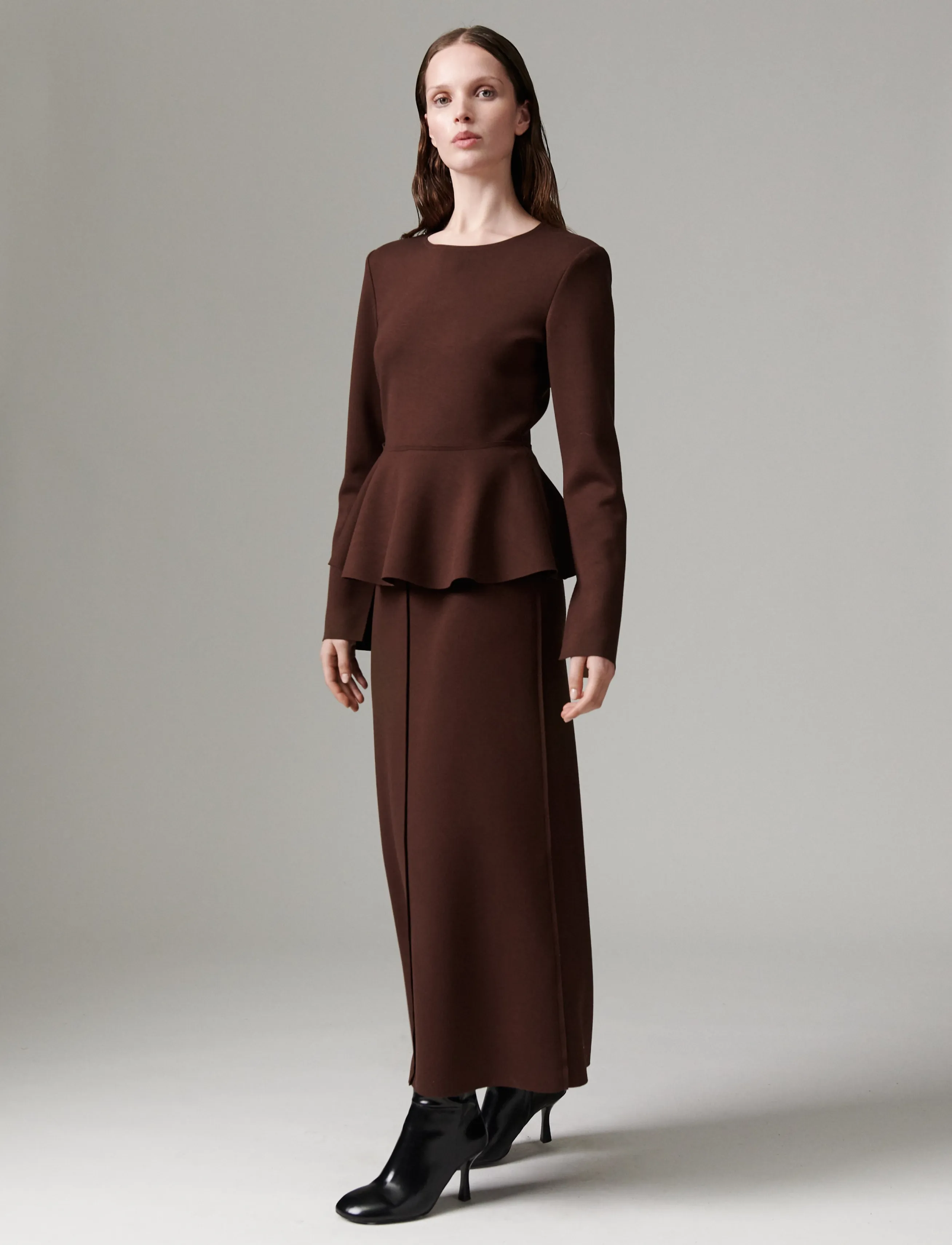 Day Birger et Mikkelsen DAYSuzie - Scuba - Midi-Röcke - COFFEE BEAN / brown