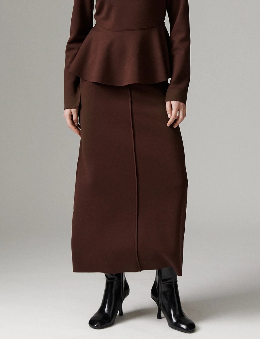 Day Birger et Mikkelsen - DAYSuzie - Scuba - midi-röcke - coffee bean - 3