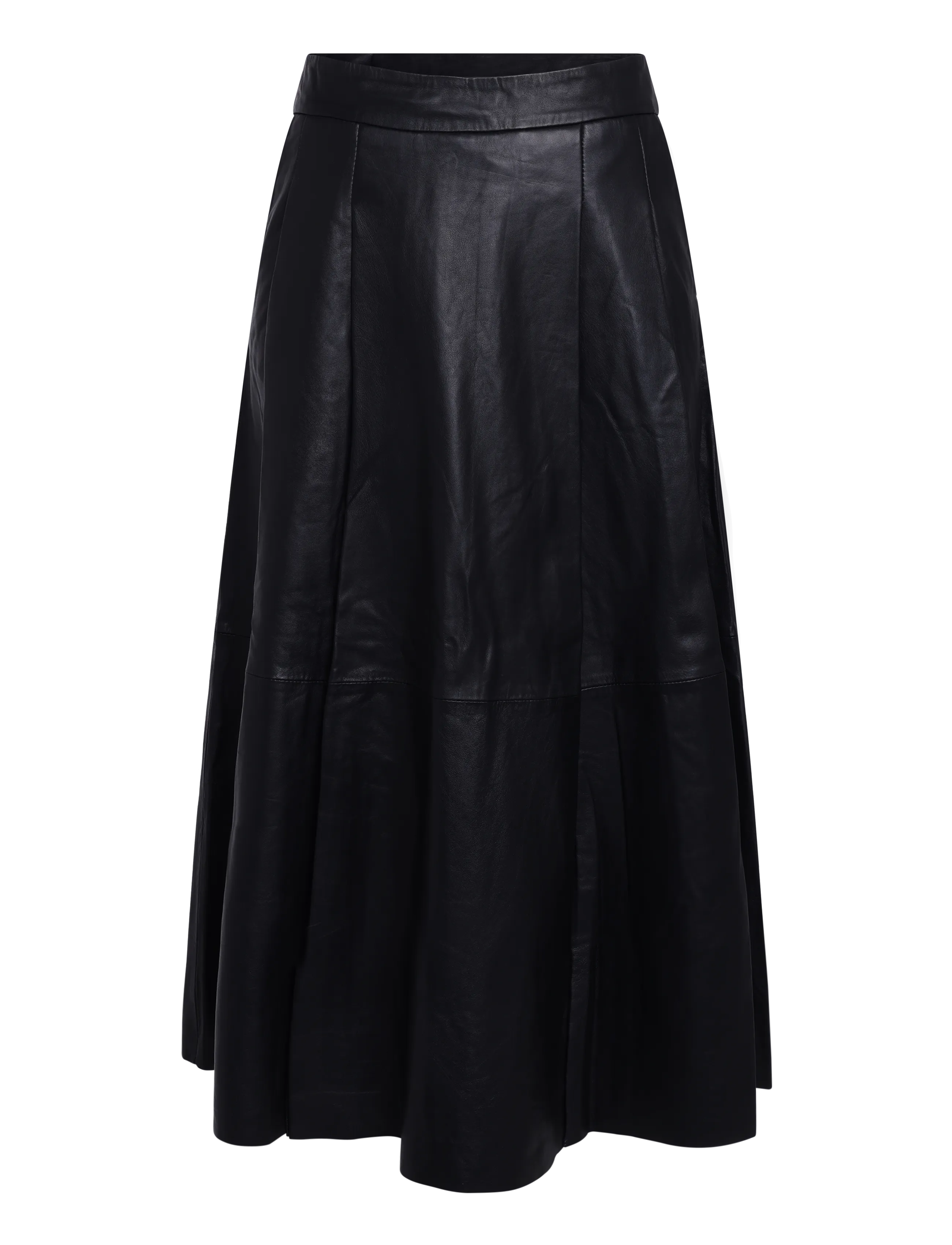 Day Birger et Mikkelsen - DAYChao - Soft Leather Lamb - plisserade kjolar - black - 1