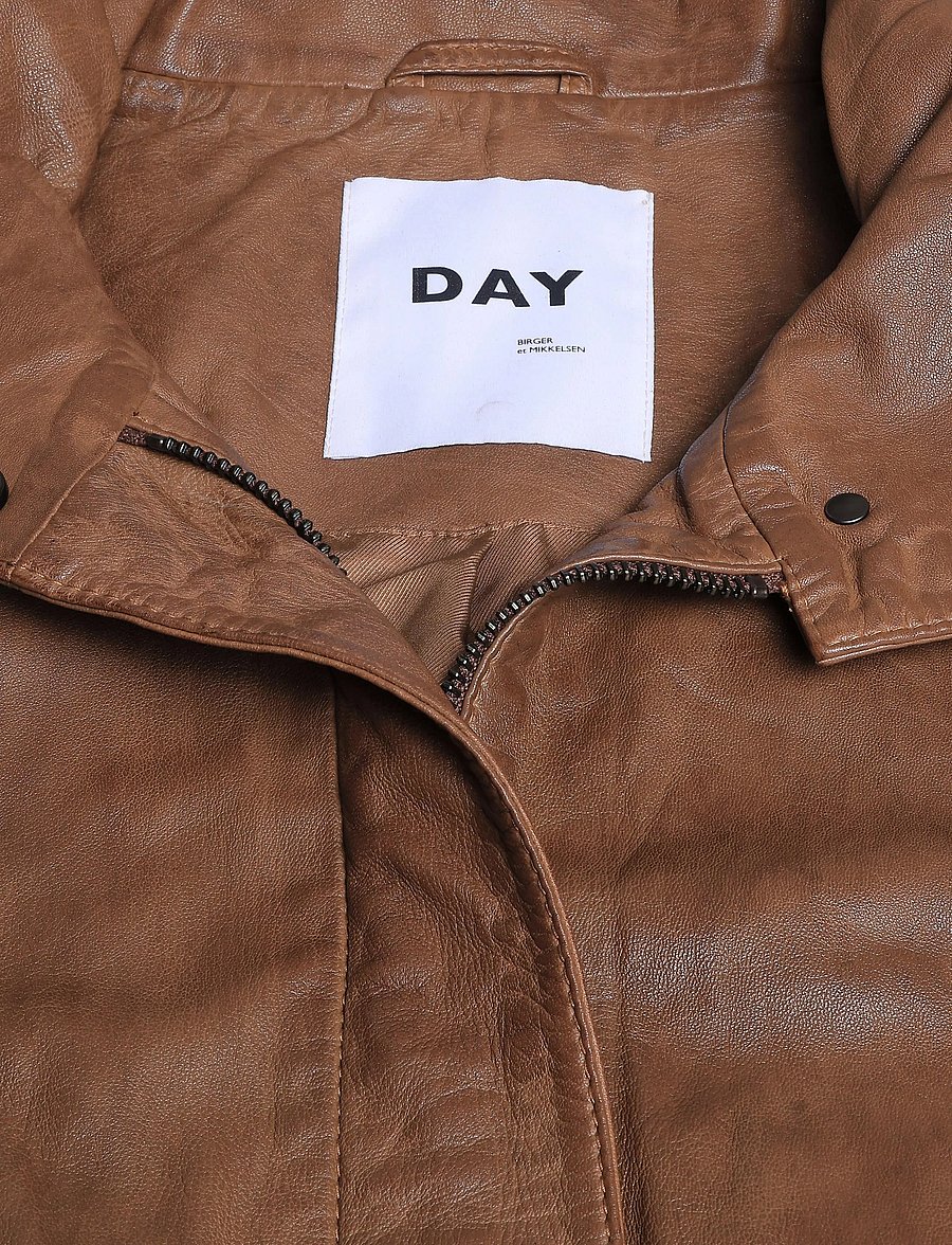 Day Birger et Mikkelsen - DAYLowa - Soft Lamb Leather - bomber jakkar - rubber - 2
