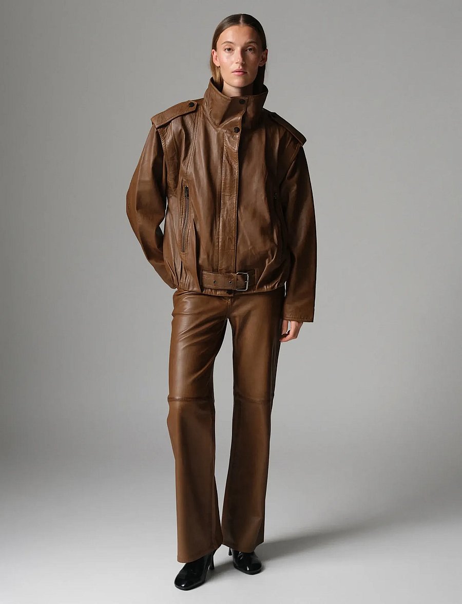 Day Birger et Mikkelsen - DAYFlaro - Soft Lamb Leather - lederhosen - rubber - 5