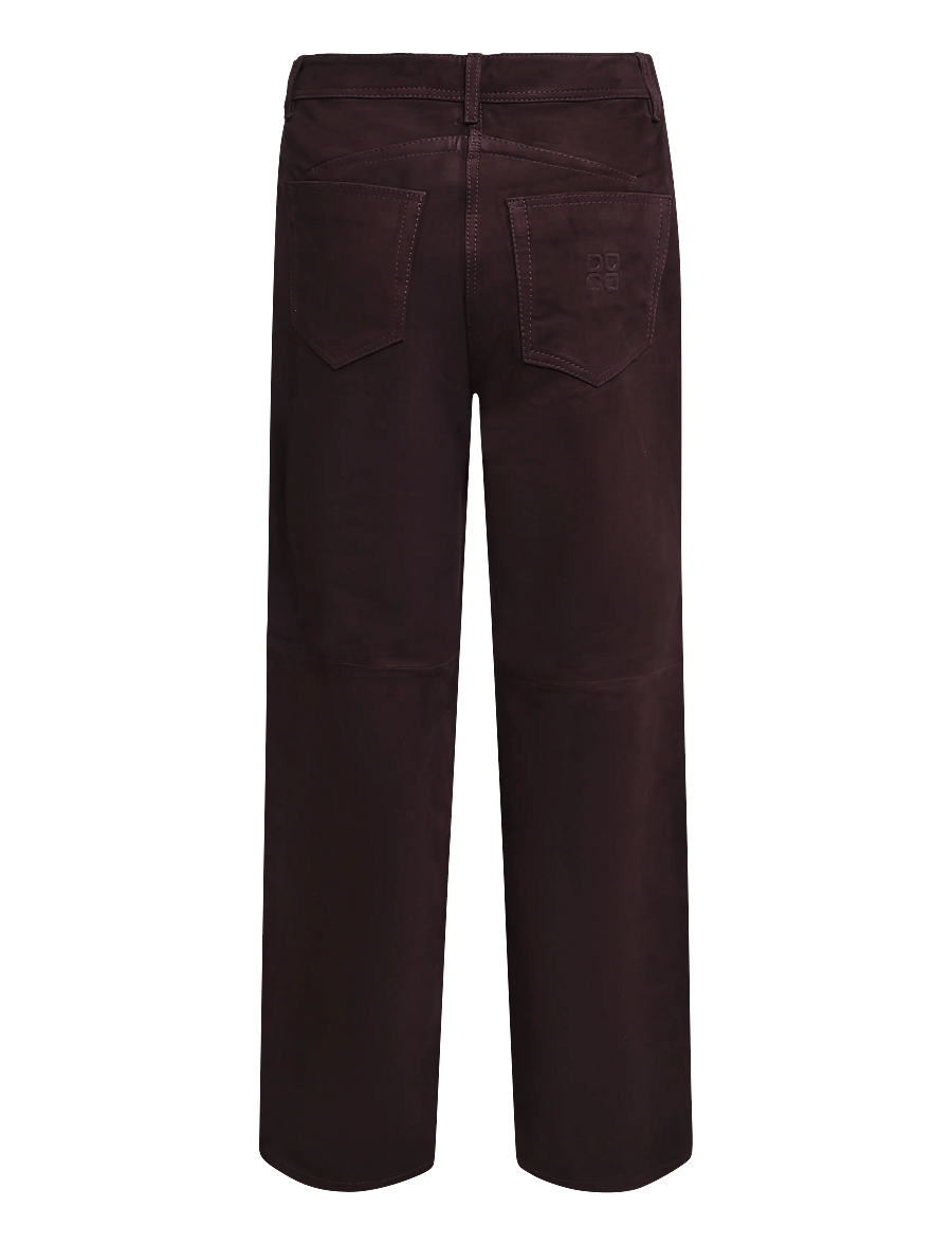 Day Birger et Mikkelsen - DAYFlaro - Light Suede - læderbukser - ganache - 2