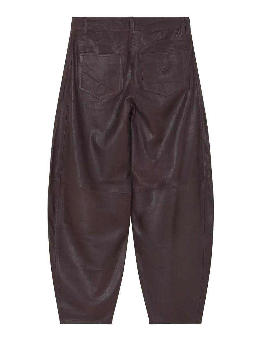 Day Birger et Mikkelsen - DAYBarrollo - Polished Lamb - hosen mit geradem bein - fudge - 1