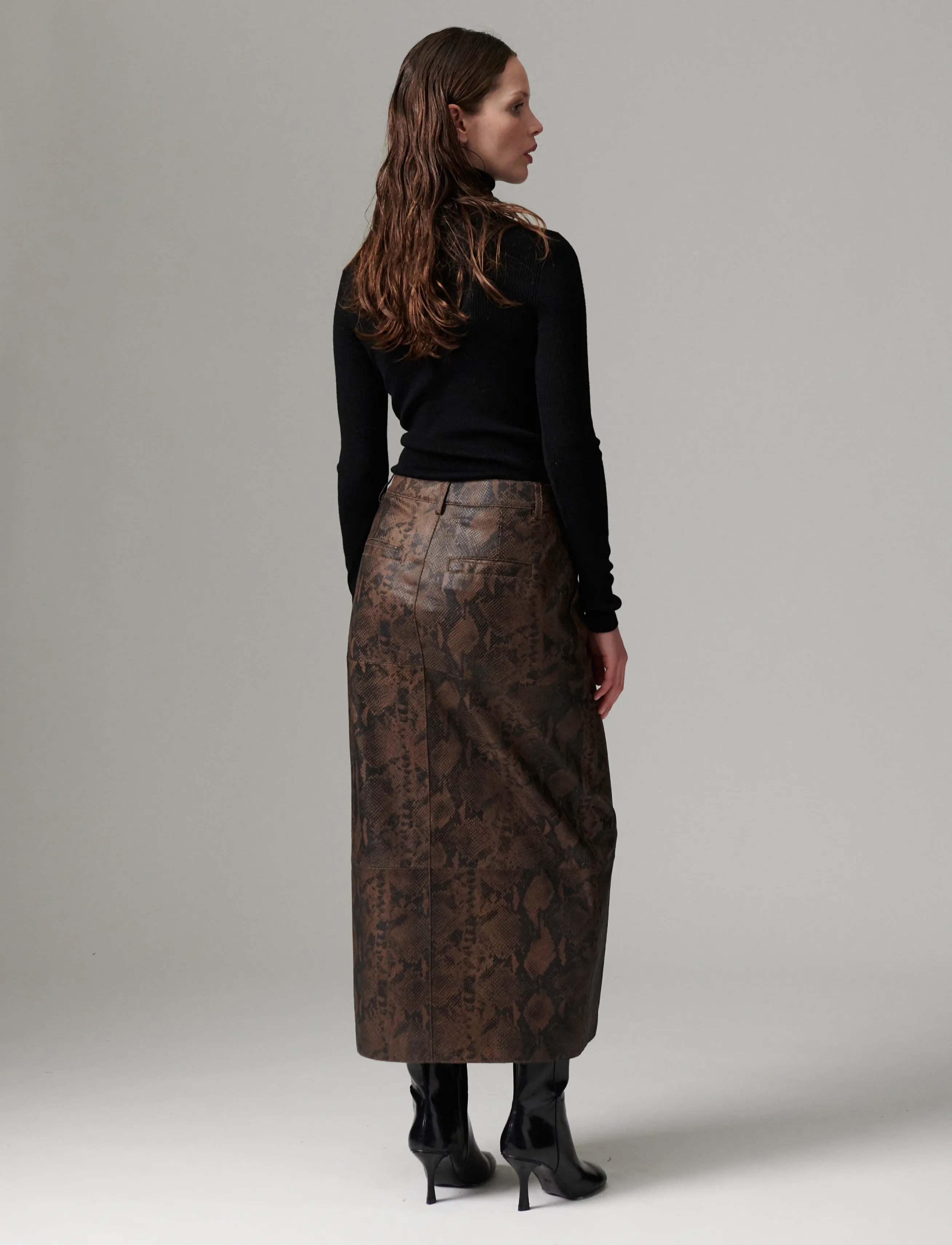 Day Birger et Mikkelsen - DAYAnna - Sneaky Leather - brown snakey - 4