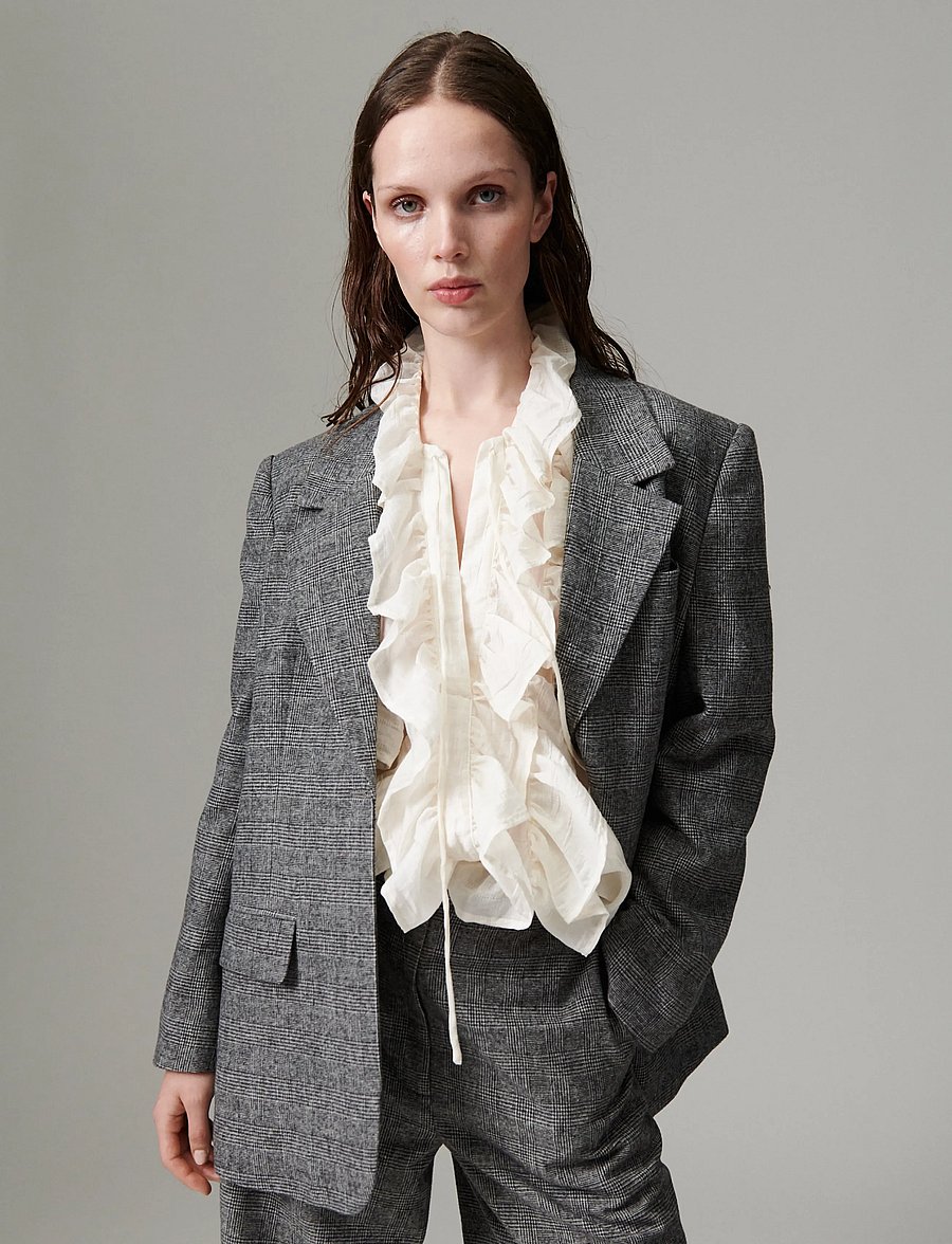 Day Birger et Mikkelsen - DAYWales - Tartan - black check - 4