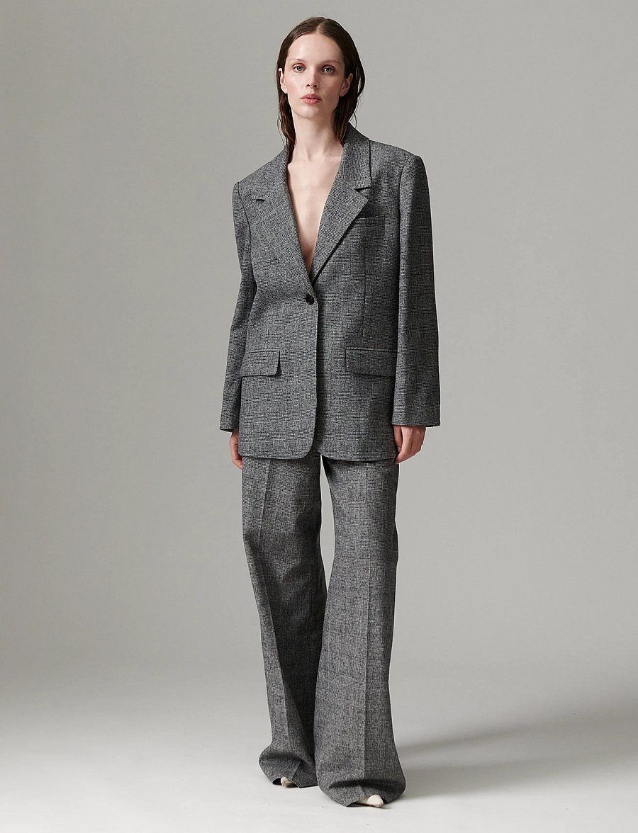 Day Birger et Mikkelsen - DAYElina - Tartan - pidulikud püksid - black check - 3