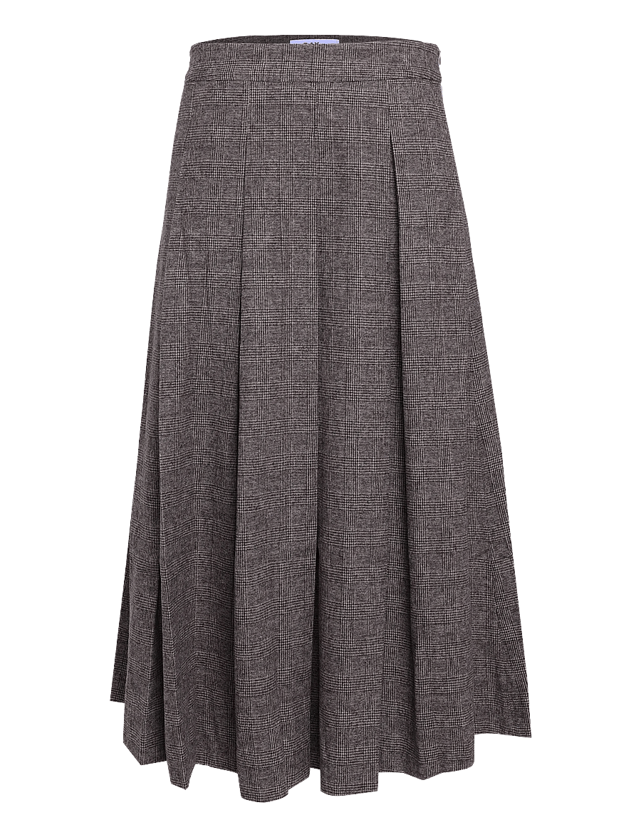 Day Birger et Mikkelsen - DAYChai - Tartan - plisserede nederdele - brown check - 1