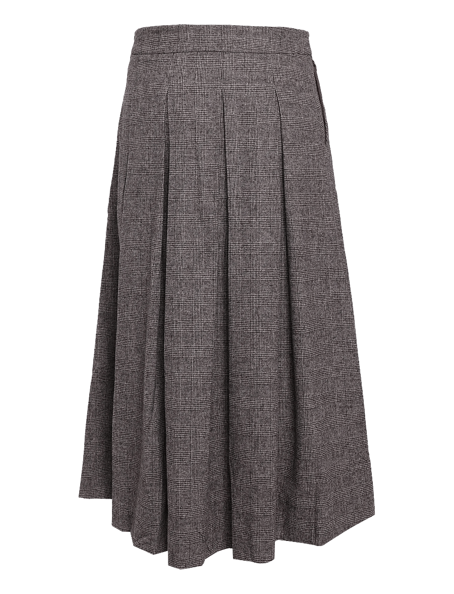 Day Birger et Mikkelsen - DAYChai - Tartan - plisserede nederdele - brown check - 2