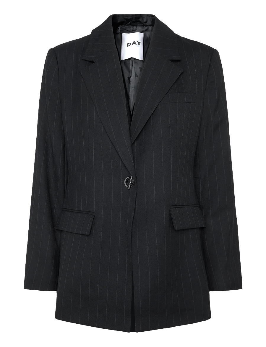 Day Birger et Mikkelsen - DAYBono - Pinstripe - enkeltradede blazere - black pinstripe - 1