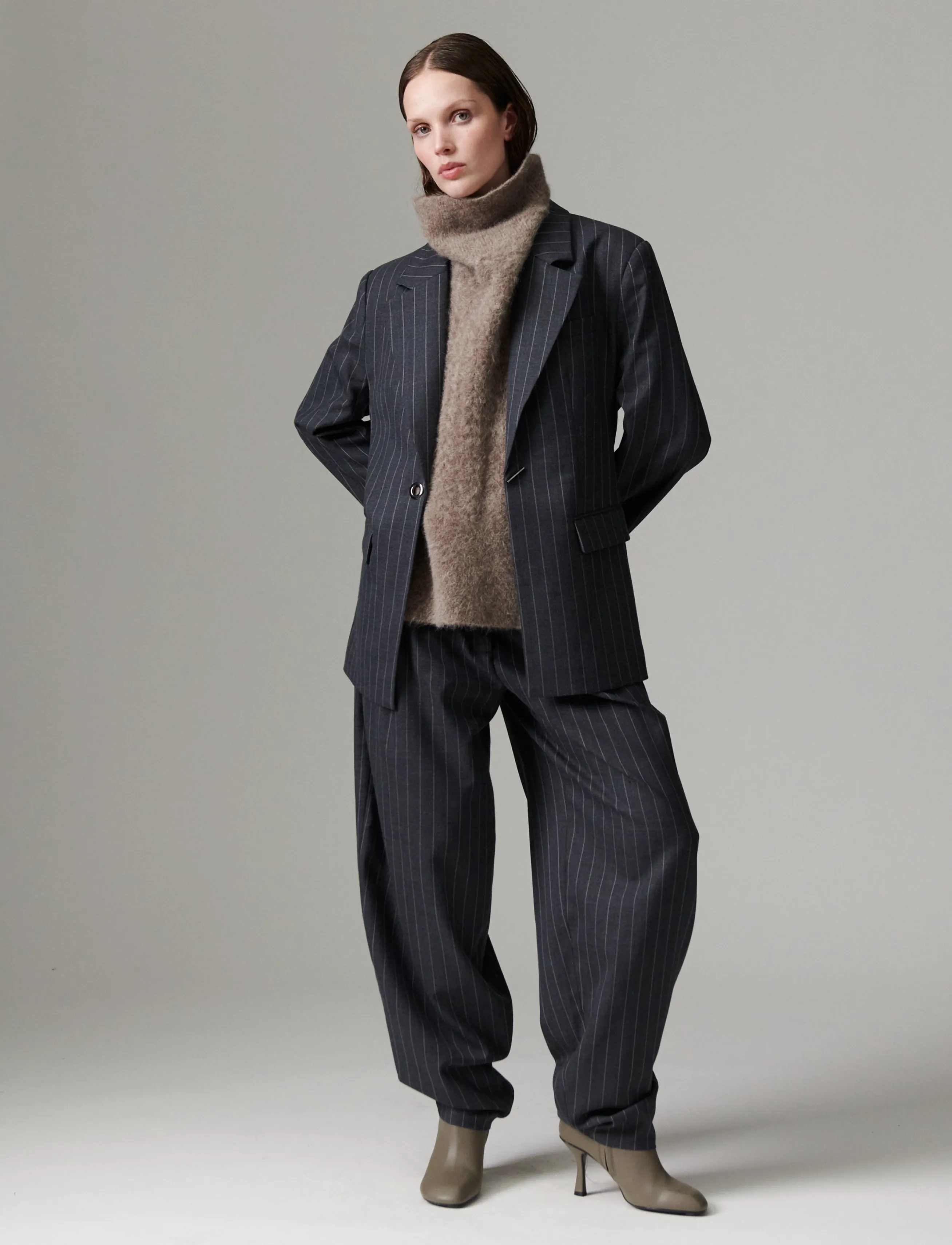 Day Birger et Mikkelsen - DAYBono - Pinstripe - Üherealised pintsakud - grey pinstripe - 3