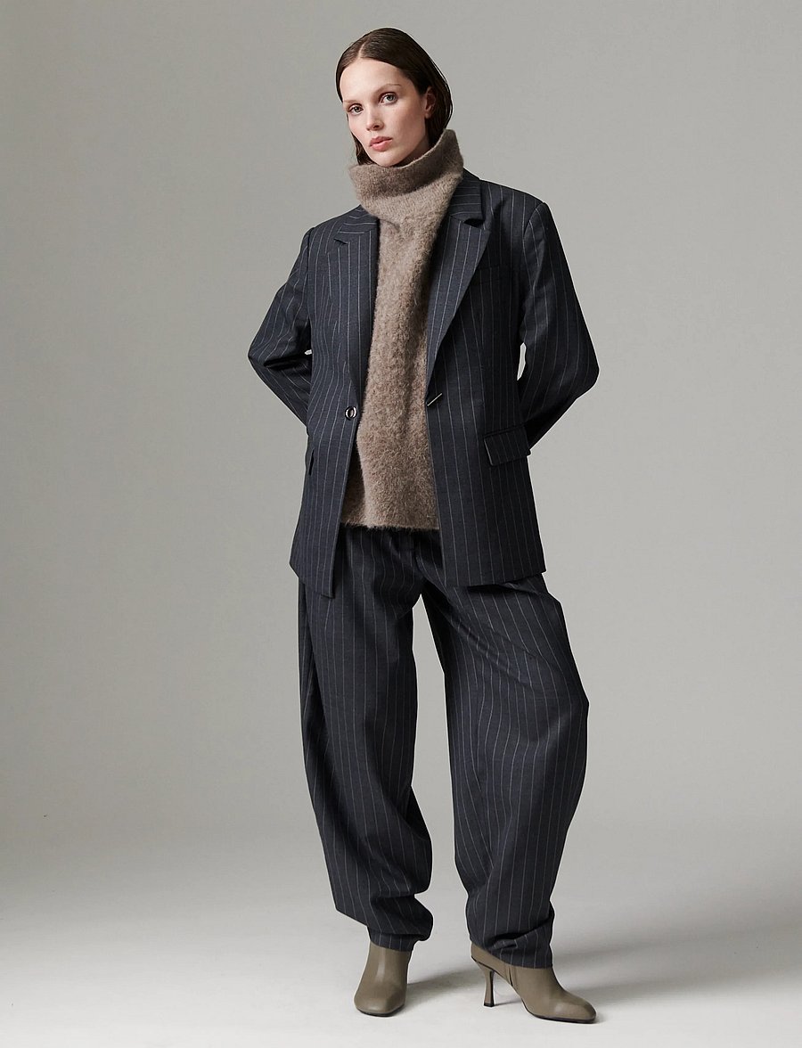 Day Birger et Mikkelsen - DAYBono - Pinstripe - Üherealised pintsakud - grey pinstripe - 3