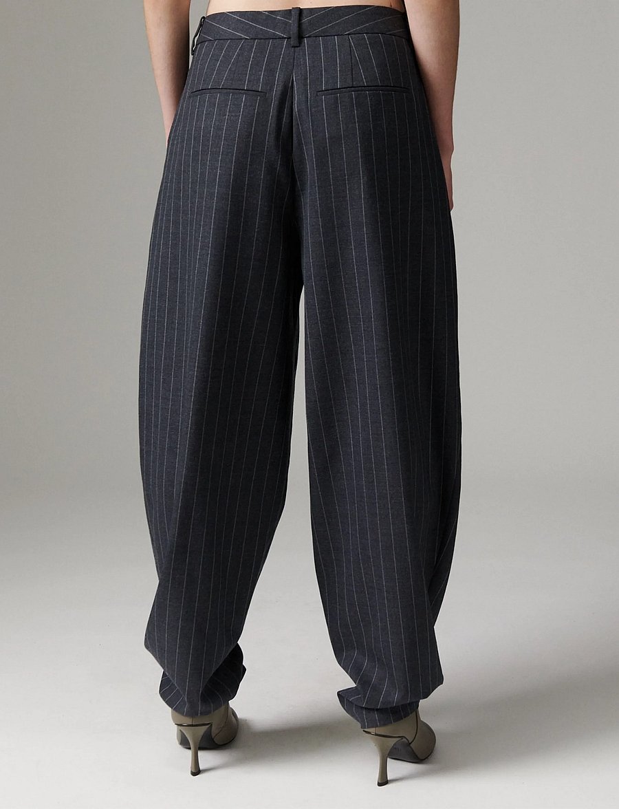 Day Birger et Mikkelsen - DAYHedi - Pinstripe - barrel-püksid - grey pinstripe - 4