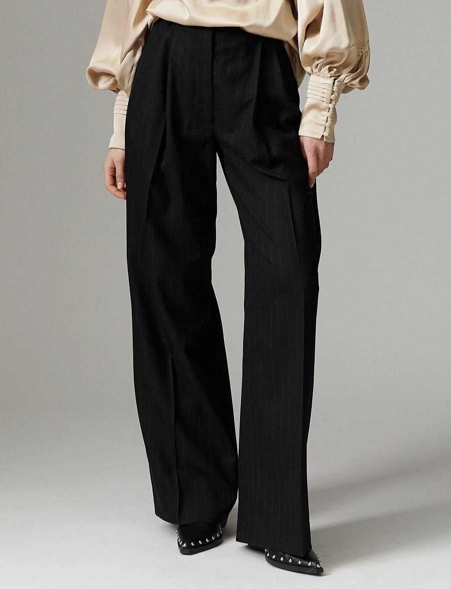 Day Birger et Mikkelsen - DAYEnzo - Pinstripe - habitbukser - black pinstripe - 0