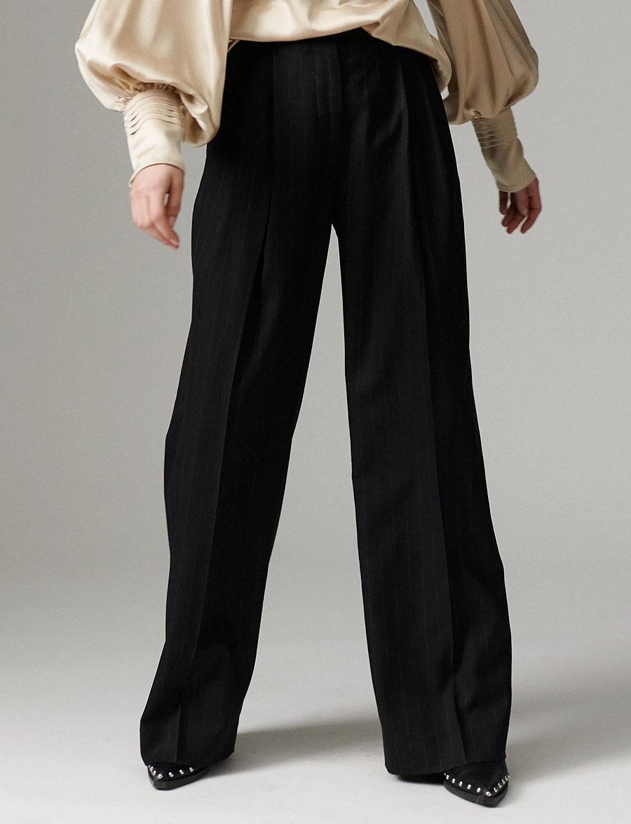 Day Birger et Mikkelsen - DAYEnzo - Pinstripe - habitbukser - black pinstripe - 4