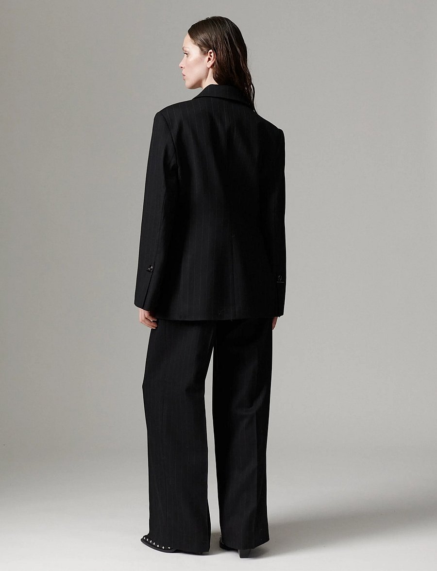 Day Birger et Mikkelsen - DAYEnzo - Pinstripe - habitbukser - black pinstripe - 5