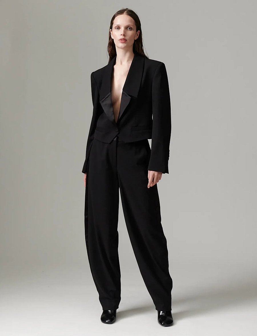Day Birger et Mikkelsen - DAYBarrollo - Worsted - barrel-bukser - black - 3