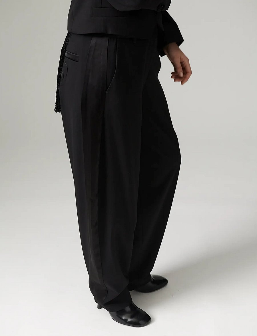 Day Birger et Mikkelsen - DAYBarrollo - Worsted - barrel-bukser - black - 5
