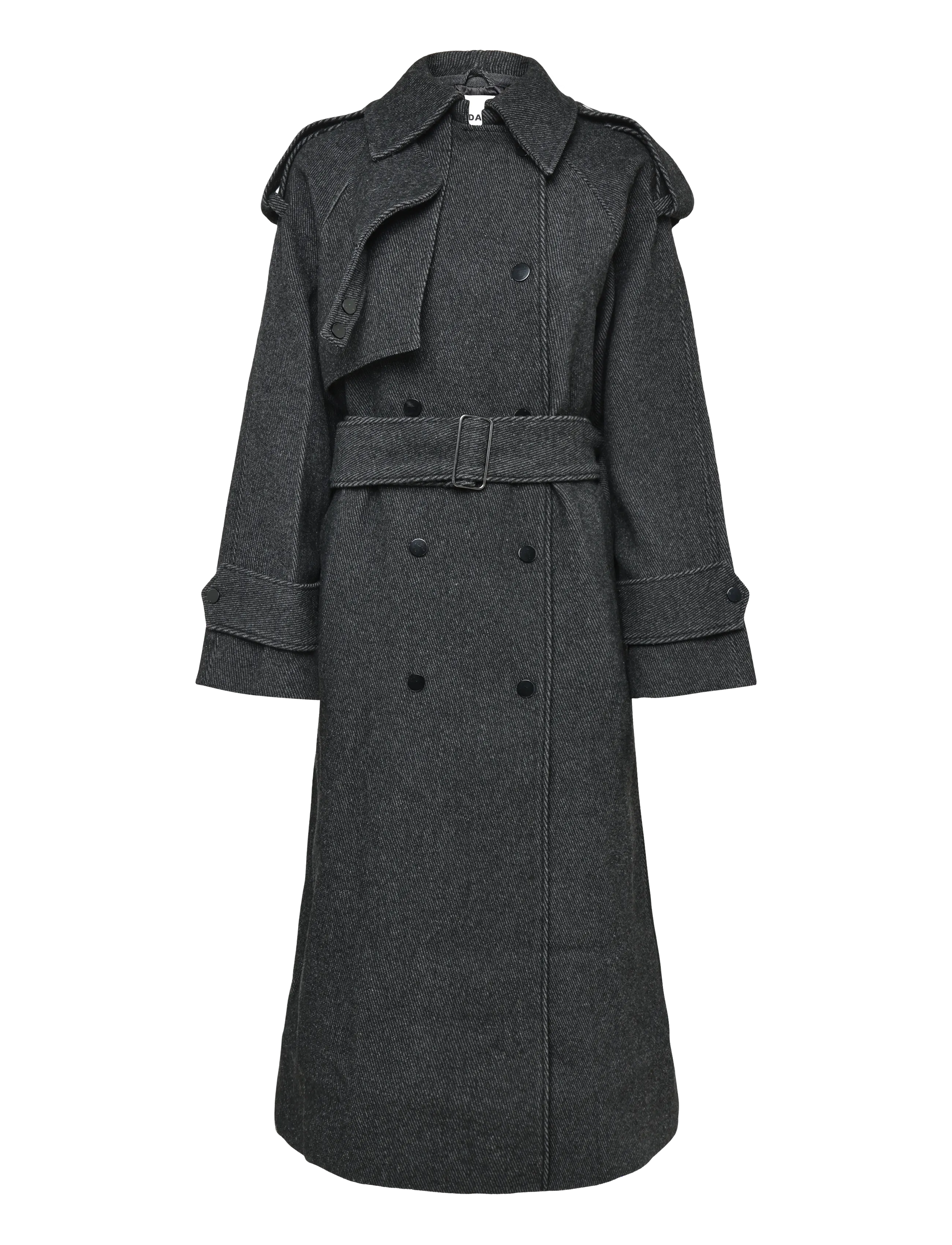 Day Birger et Mikkelsen - DAYCapthin - Wool Structure - grey twill - 1