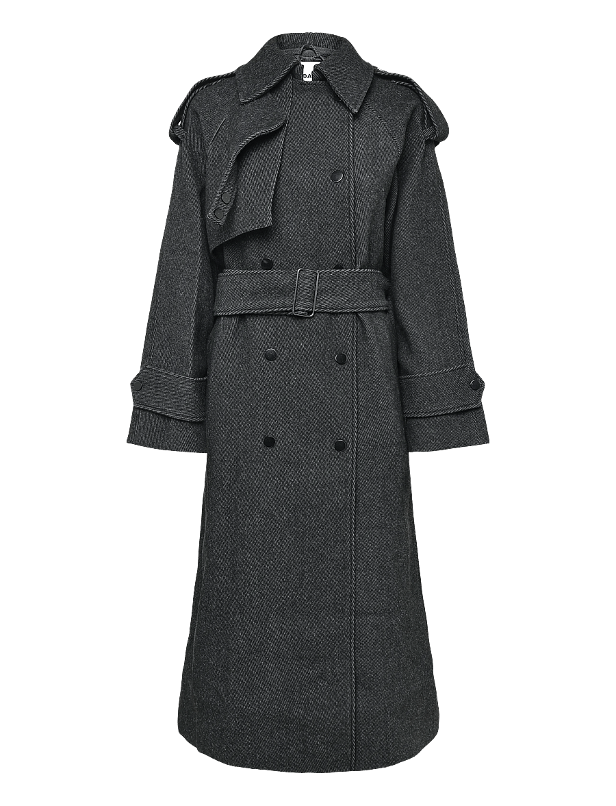 Day Birger et Mikkelsen - DAYCapthin - Wool Structure - winter jackets - grey twill - 1