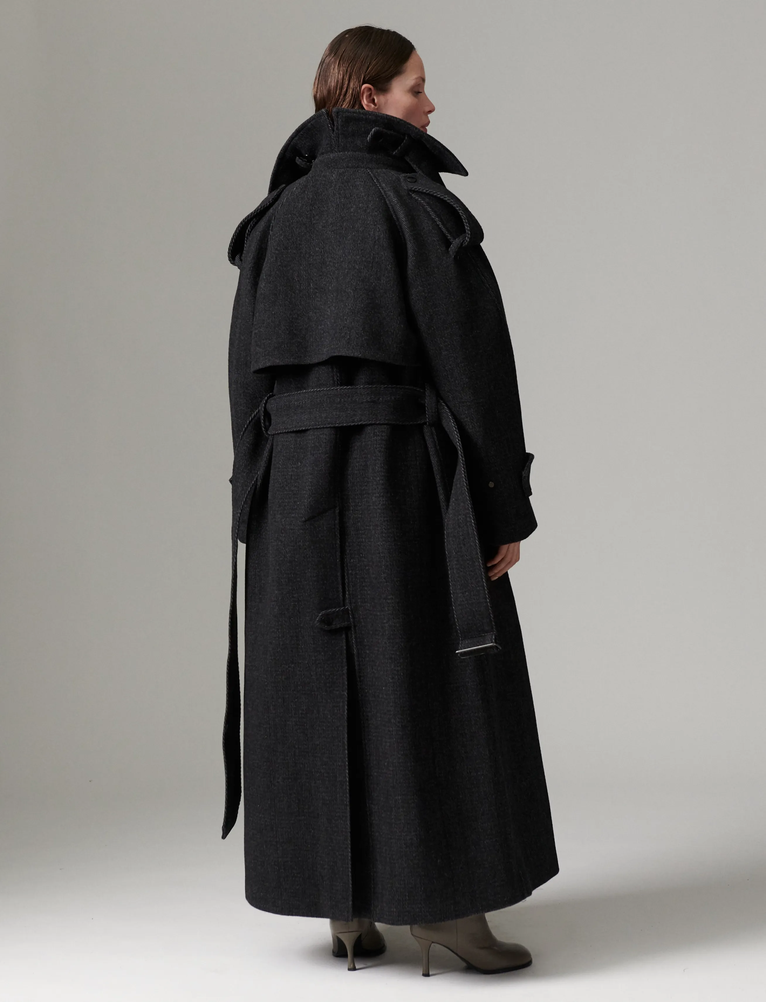 Day Birger et Mikkelsen - DAYCapthin - Wool Structure - grey twill - 4