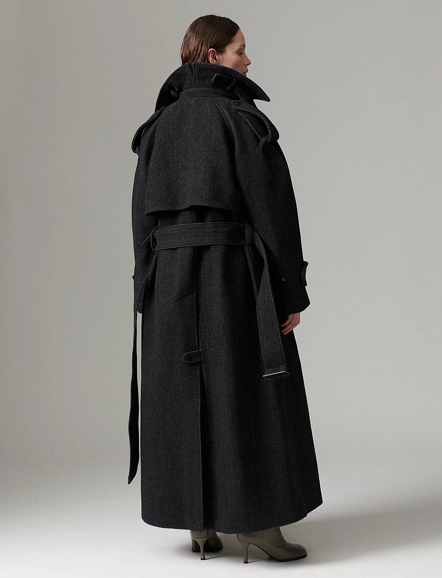 Day Birger et Mikkelsen - DAYCapthin - Wool Structure - winter jackets - grey twill - 4