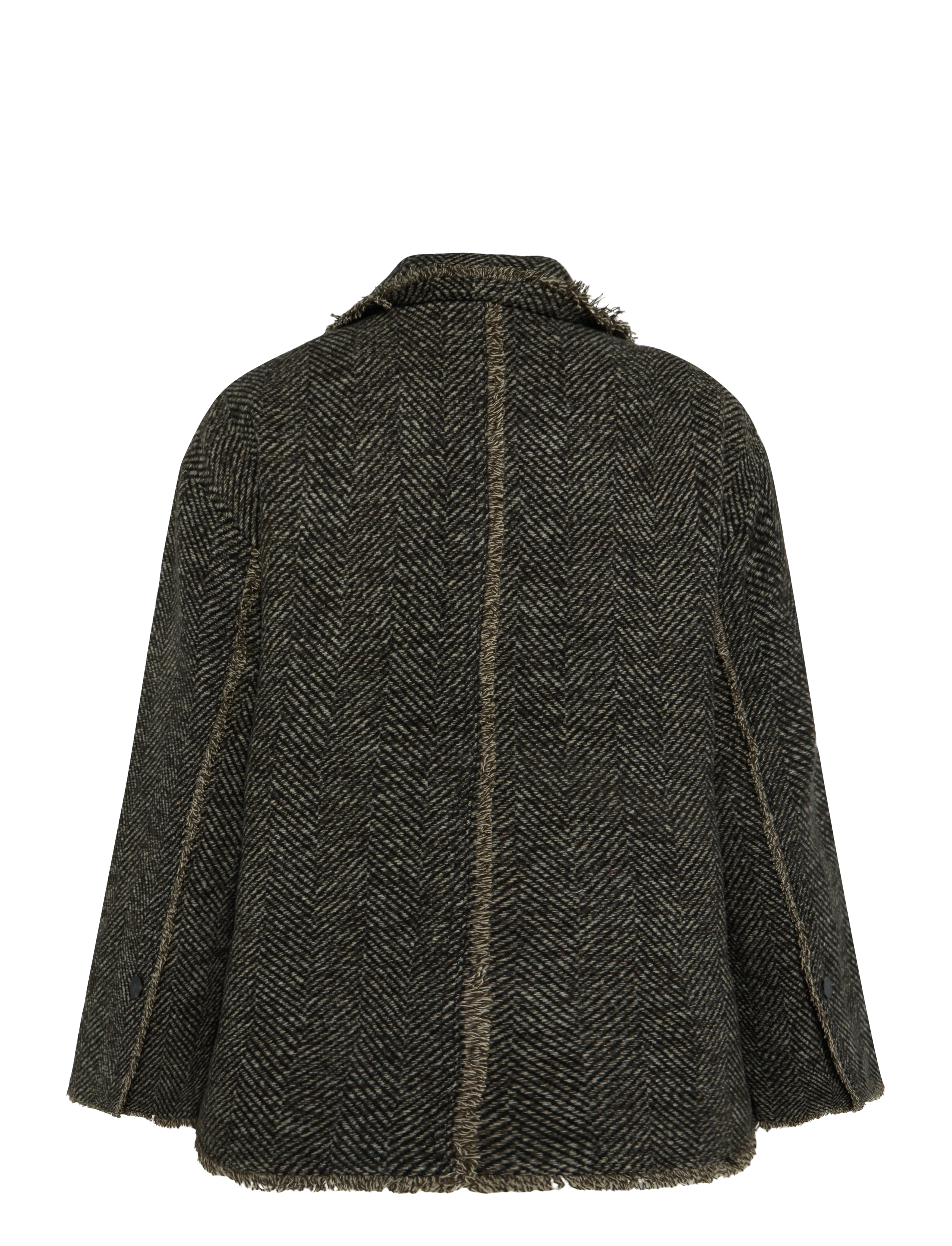 Day Birger et Mikkelsen - DAYHarry - Wool Structure - tunna kappor - brown twill - 2