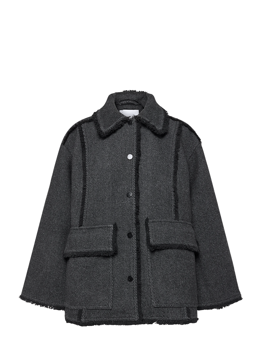 Day Birger et Mikkelsen - DAYHarry - Wool Structure - leichte mäntel - grey twill - 1