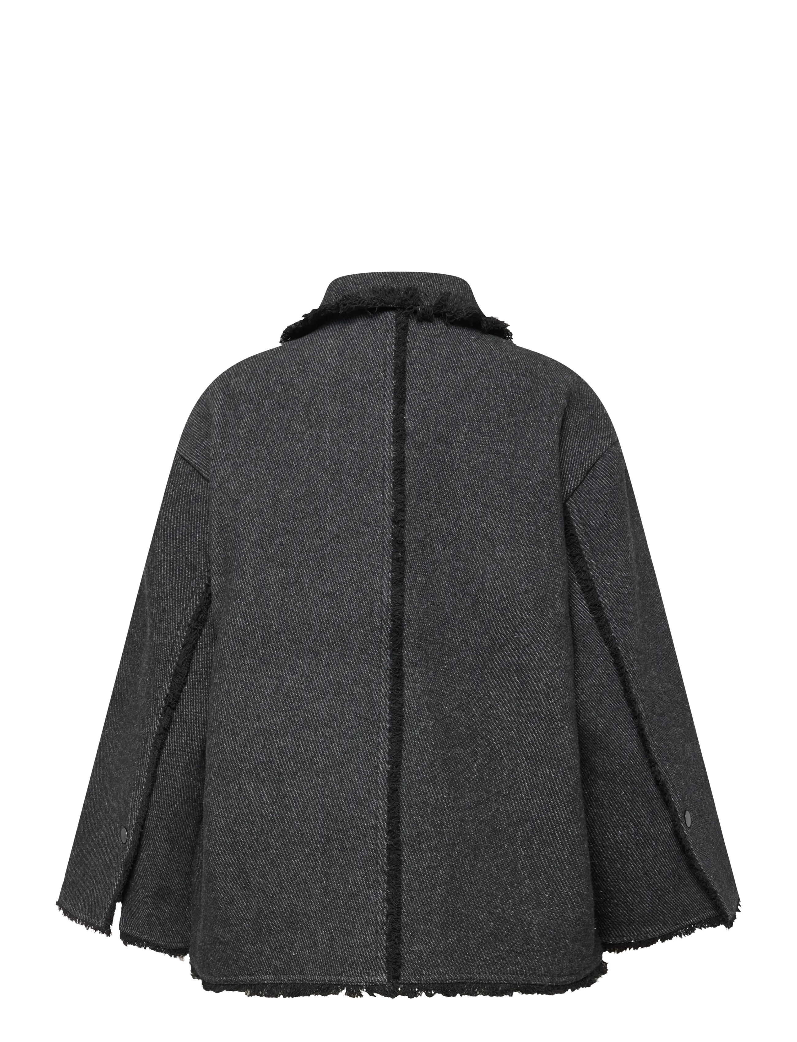 Day Birger et Mikkelsen - DAYHarry - Wool Structure - tunna kappor - grey twill - 2