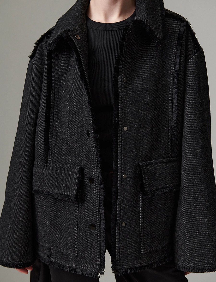 Day Birger et Mikkelsen - DAYHarry - Wool Structure - leichte mäntel - grey twill - 0