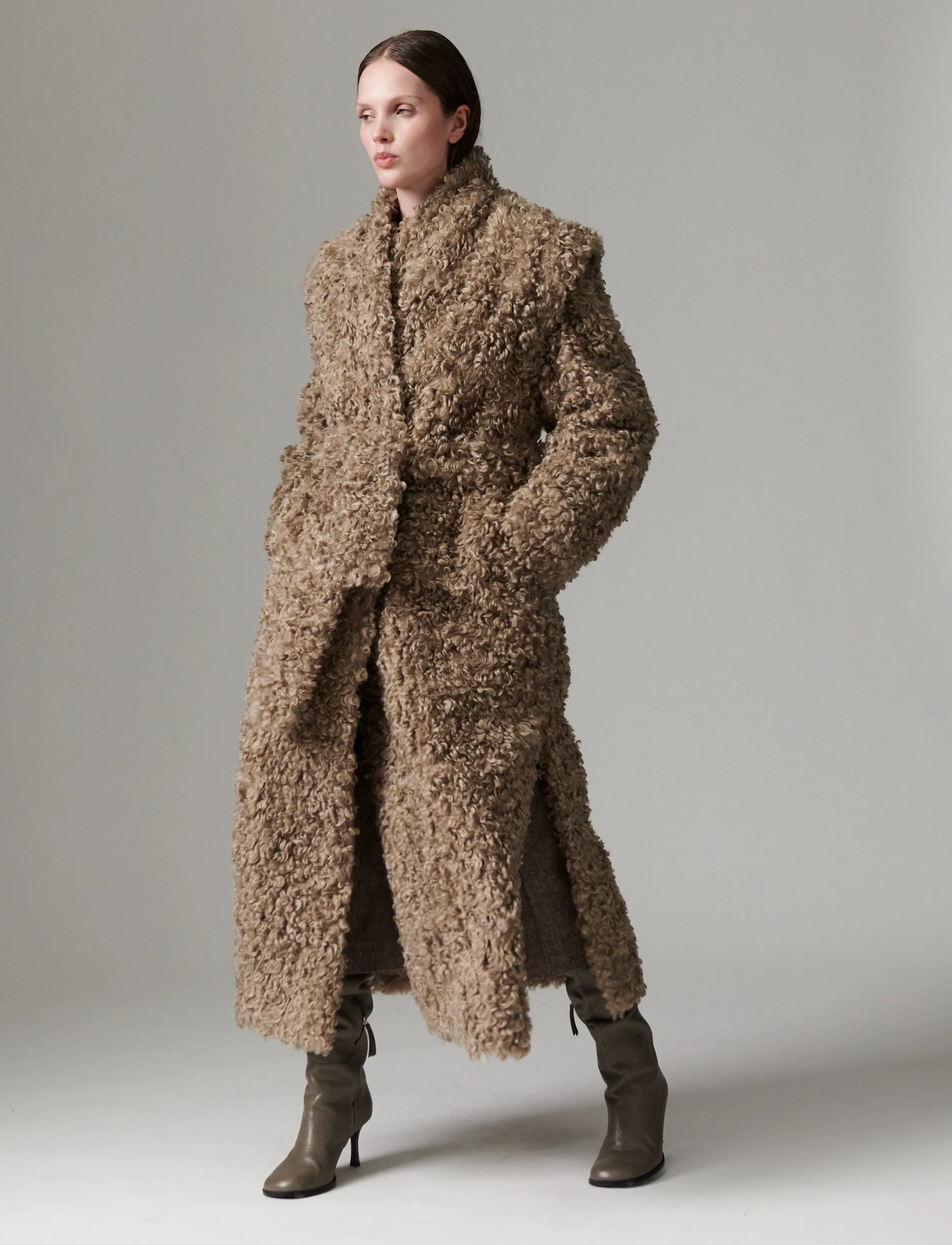 Day Birger et Mikkelsen - DAYOtis - Furry - kunstkarusnahk - walnut - 3