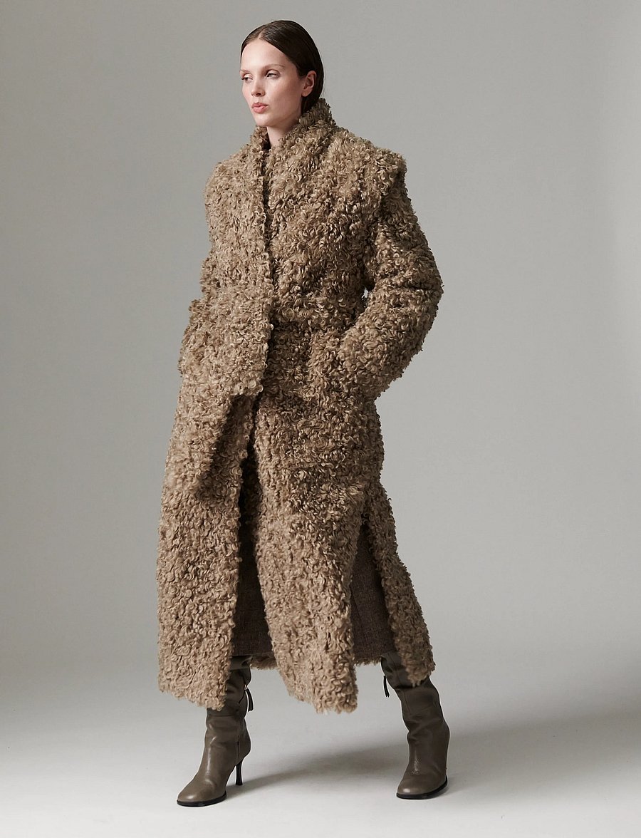 Day Birger et Mikkelsen - DAYOtis - Furry - kunstkarusnahk - walnut - 3