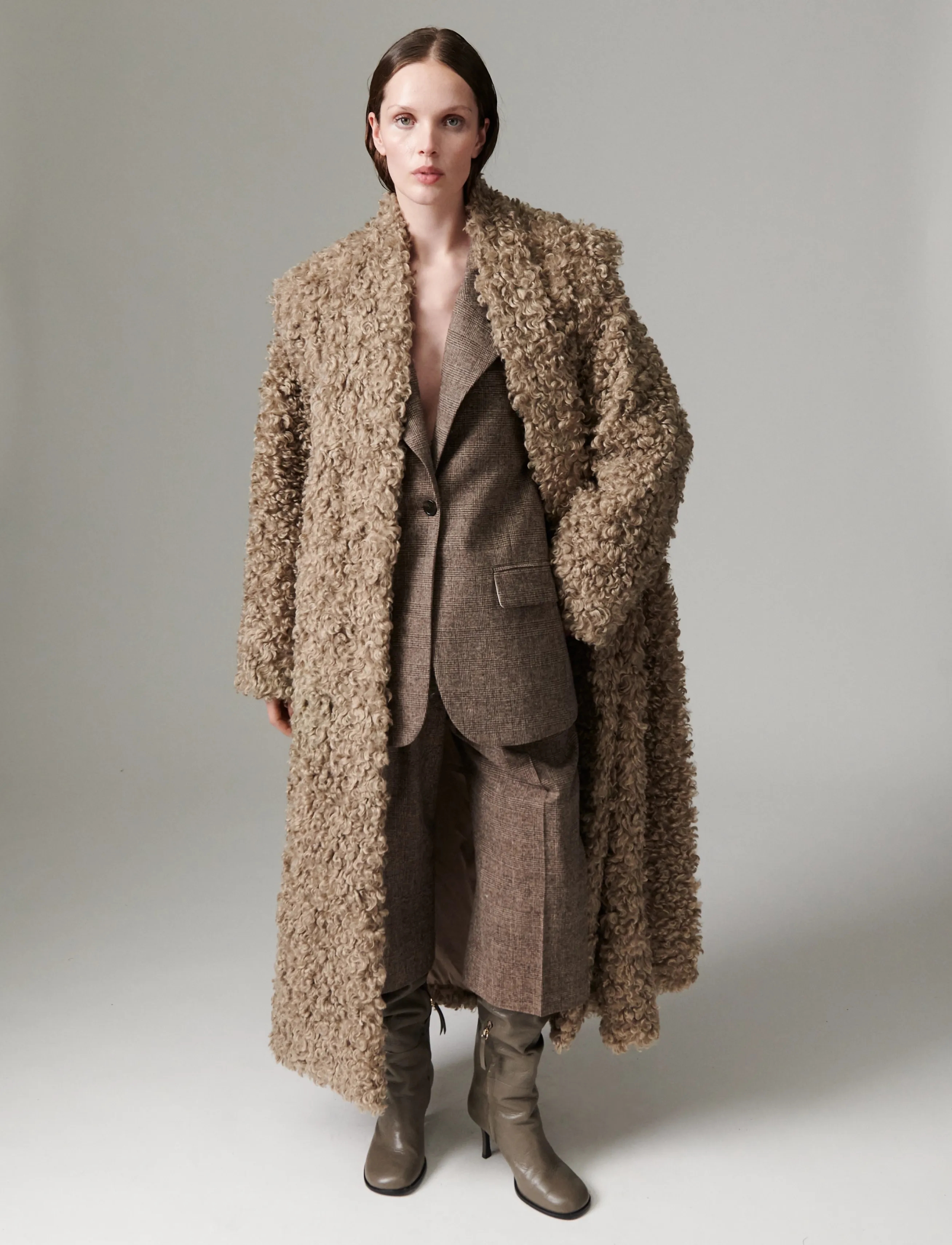 Day Birger et Mikkelsen - DAYOtis - Furry - kunstkarusnahk - walnut - 4