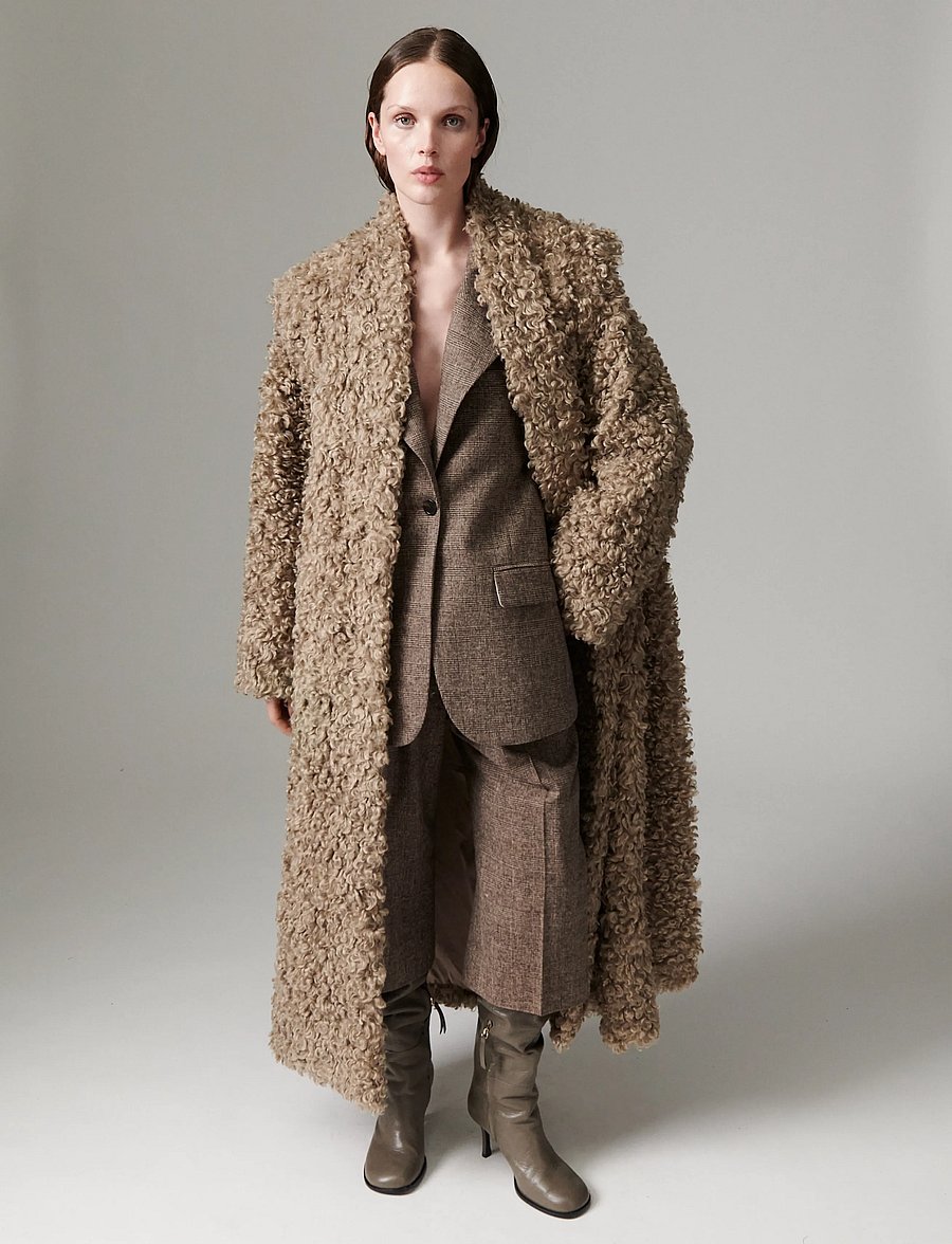 Day Birger et Mikkelsen - DAYOtis - Furry - kunstkarusnahk - walnut - 4