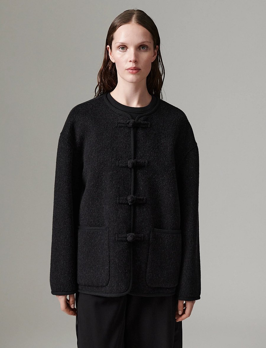 Day Birger et Mikkelsen - DAYSia - Bonded Soft Wool - wolljacken - dark grey melange - 0