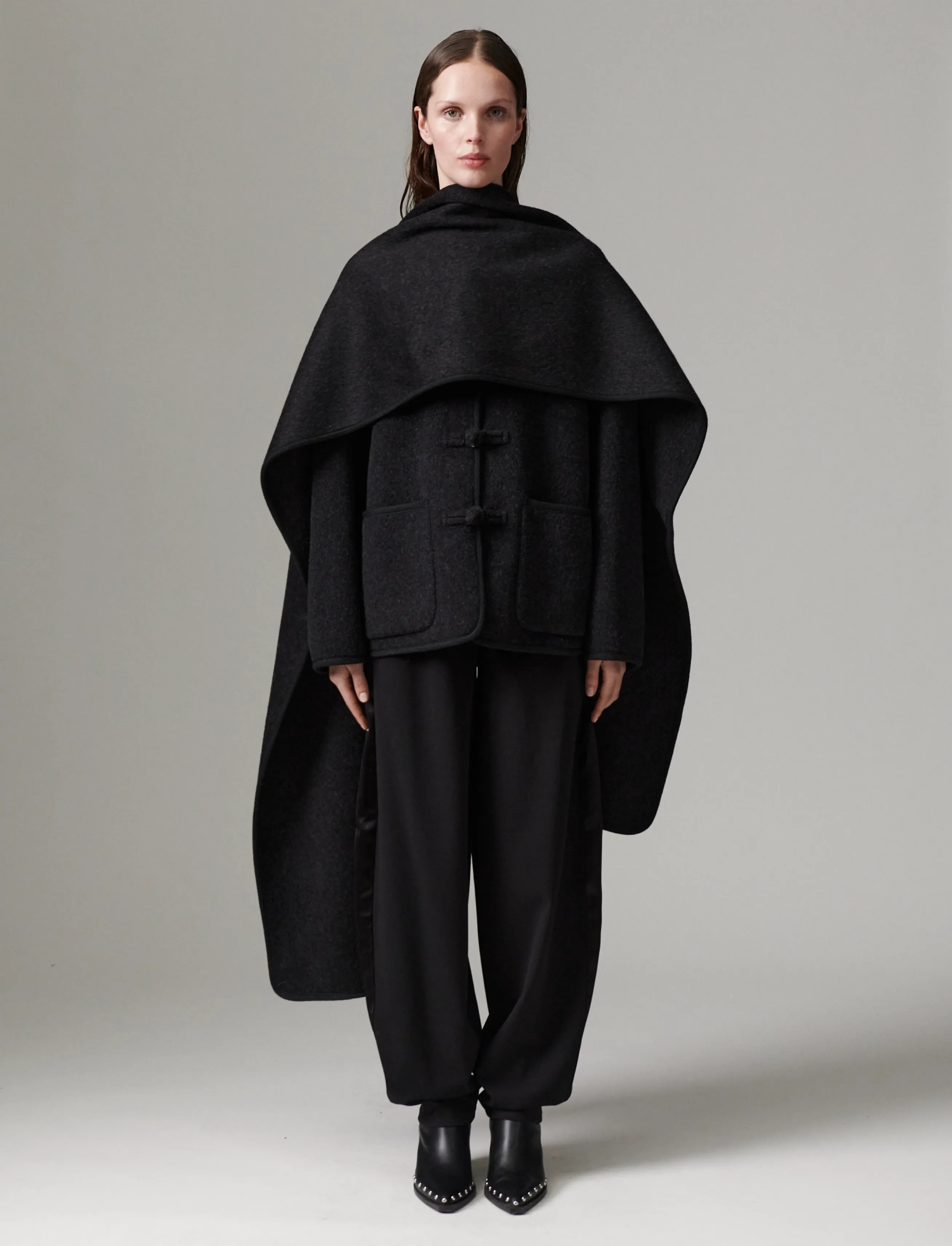 Day Birger et Mikkelsen - DAYSia - Bonded Soft Wool - wolljacken - dark grey melange - 4
